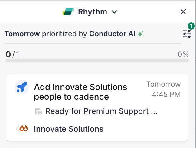 Rhythm task