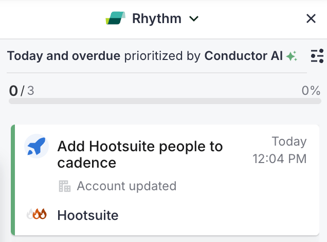 Rhythm task